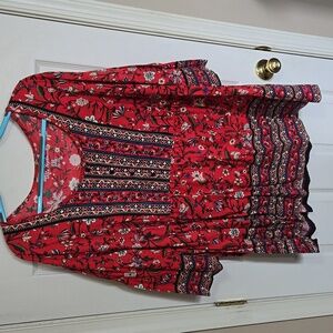 Ulla Popken size 28/30 3/4 sleeve top